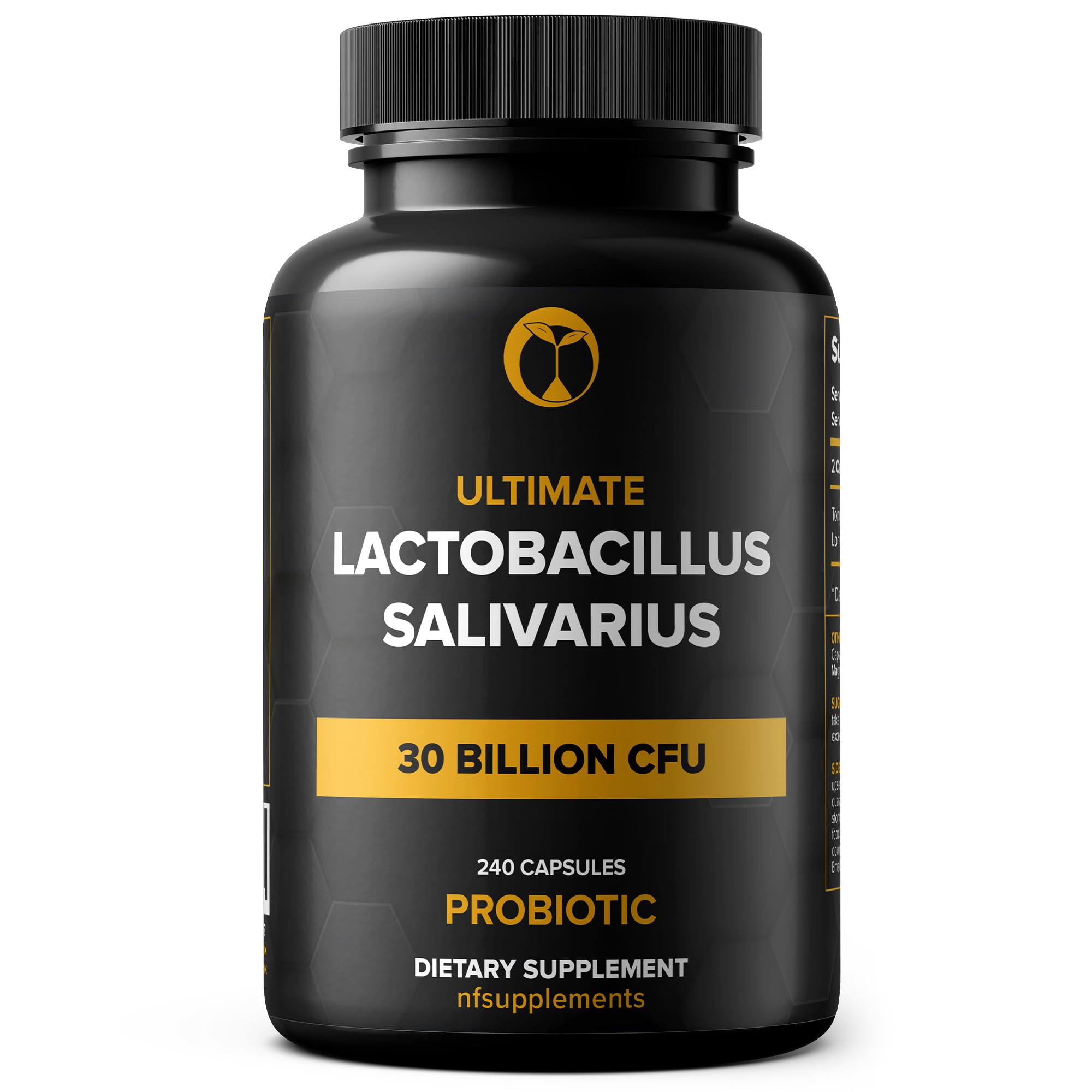Natural Foundation Supplements Probiotic Capsules front view with packaging