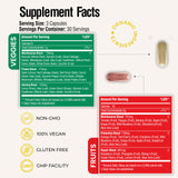 NATURAL GREENS Organic Superfood Capsules with fruits and vegetables