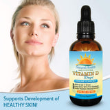 Natural Health Goodies Vitamin D3 Drops 60ml with lifestyle scene