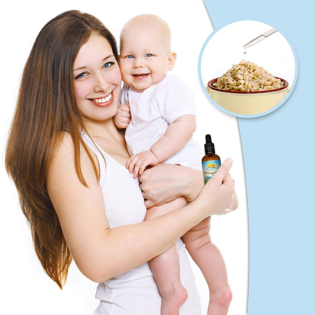 Natural Health Goodies Vitamin D3 Drops 60ml with packaging