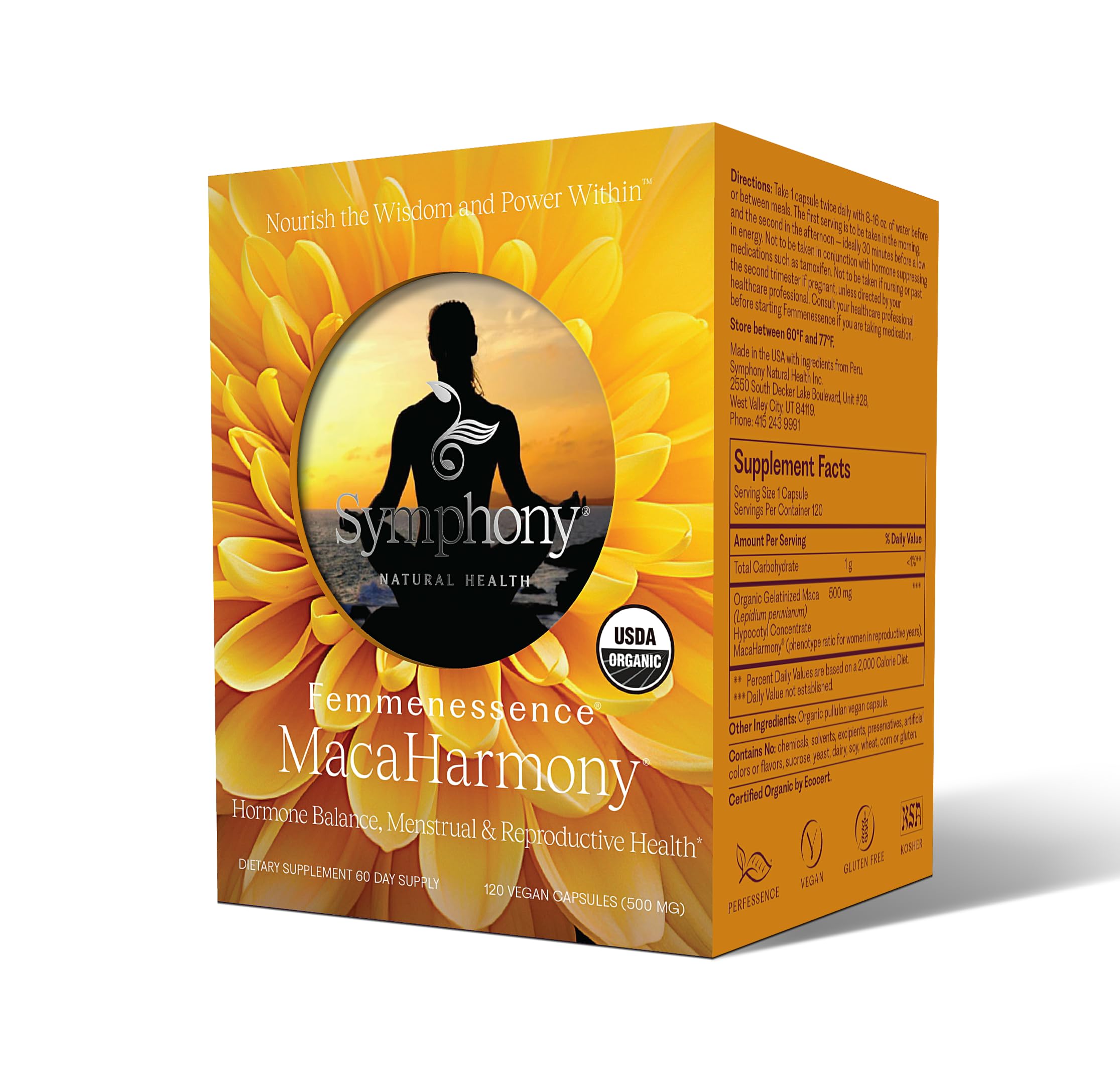 Natural Health International Femmenessence MacaHarmony 132g on a wooden table