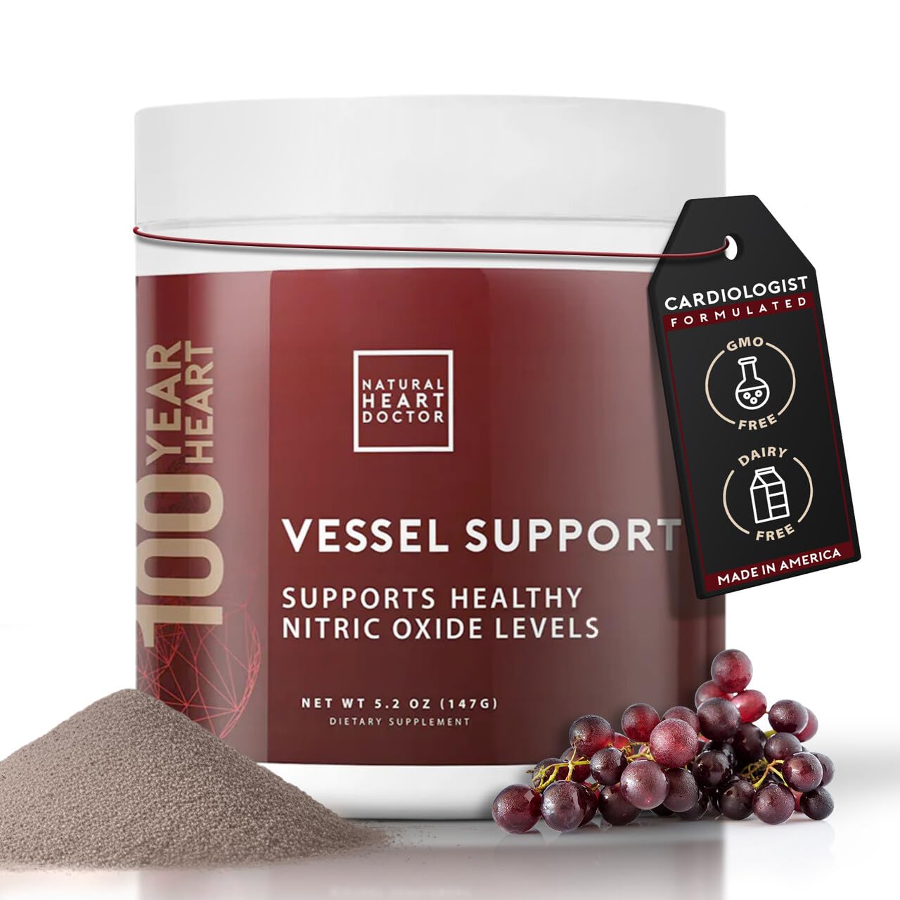 Natural Heart Doctor blended vitamin and mineral supplement front view