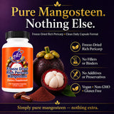 Natural Home Mangosteen Pericarp Capsules side view