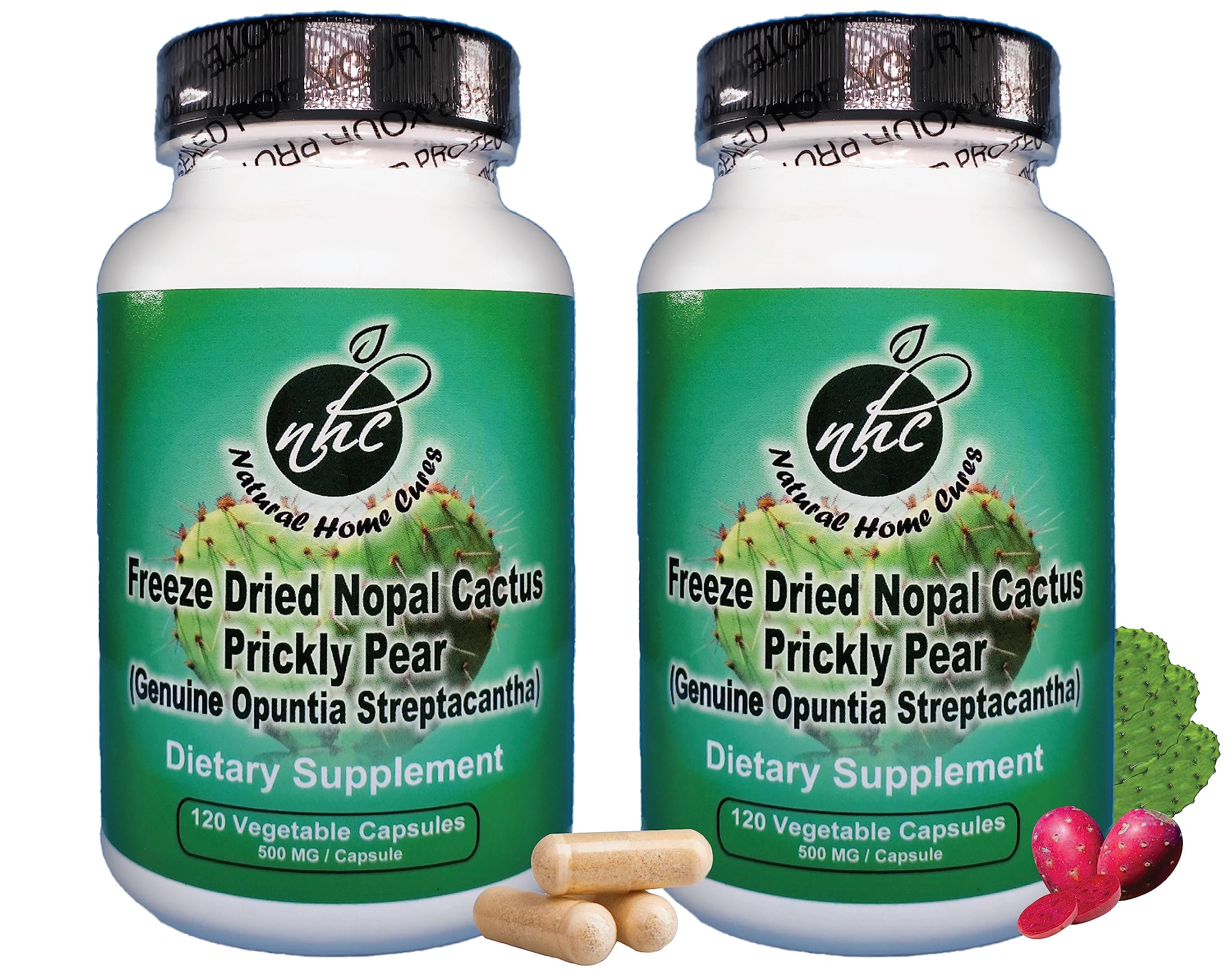 Natural Home Nopal Cactus Capsules bottle front view