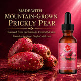 Natural Home Prickly Pear Drops with water and glass