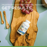 Natural Labs daily wellness Support Capsules in a hand for size reference