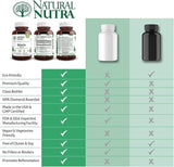Natural Nutra B3 Niacin 500mg supplement bottle with packaging