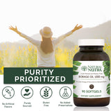 Natural Nutra Borage Seed Oil Capsules opened bottle