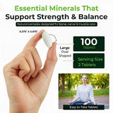 Natural Nutra Calcium Magnesium Zinc with Vitamin D3 bottle top view