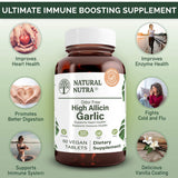 Natural Nutra Garlic Supplement ingredients list