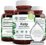 Natural Nutra Kelp Iodine Supplement bottle front view