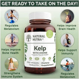 Natural Nutra Kelp Iodine Supplement bottle side view