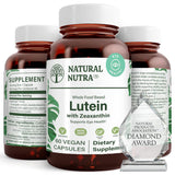 Natural Nutra Lutein & Zeaxanthin supplement bottle front view