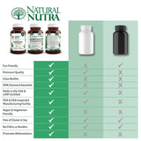 Natural Nutra Melatonin Lozenges 1mg peppermint flavour packaging back view