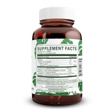 Natural Nutra Multi-Enzyme Supplement side view of the amber glass bottle