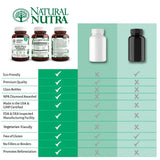 Natural Nutra Probiotic Supplement BPA-free glass bottle