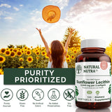 Natural Nutra Sunflower Lecithin Softgels close-up