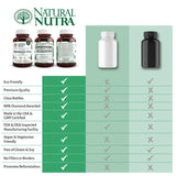 Natural Nutra Vegan Melatonin 5mg bottle side view