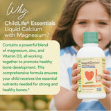 Natural orange flavour of CHILDLIFE ESSENTIALS Calcium Supplement