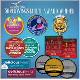 Natural Path Silver Wings Colloidal Silver 10ppm close-up of liquid