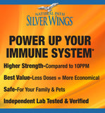 Natural Path Silver Wings Colloidal Silver 250ppm 136g label close-up
