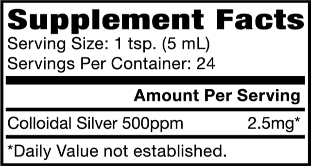 Natural Path Silver Wings Colloidal Silver 500 PPM with other health supplements