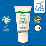 Natural Path Silver Wings Colloidal Silver Skin Gel 200ppm back view