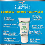 Natural Path Silver Wings Colloidal Silver Skin Gel 200ppm with aloe vera and tea tree oil