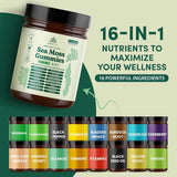 Natural Rems Sea Moss Gummies close-up of gummies