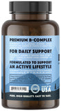 Natural Rhythm B-CALMplex B-Complex Vitamin Supplement side view