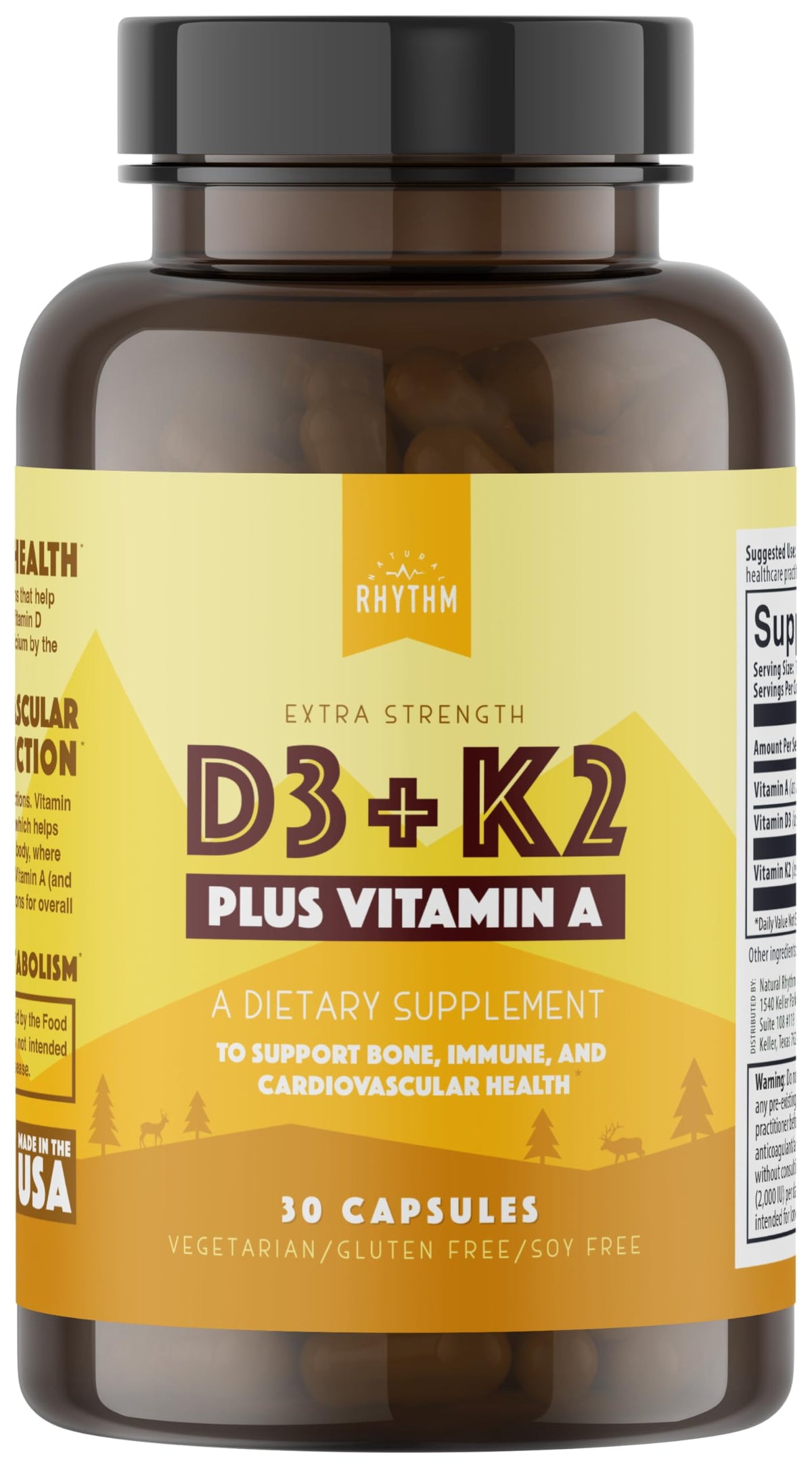Natural Rhythm Blended Vitamin & Mineral Supplement front view