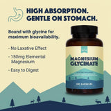 Natural Rhythm Magnesium Glycinate 150mg capsules with measuring spoon