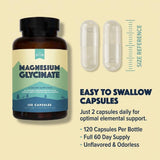 Natural Rhythm Magnesium Glycinate 150mg capsules with natural ingredients