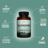 Natural Rhythm Magnesium Supplement size comparison