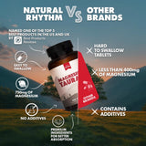 Natural Rhythm Magnesium Taurate 750mg capsules side view