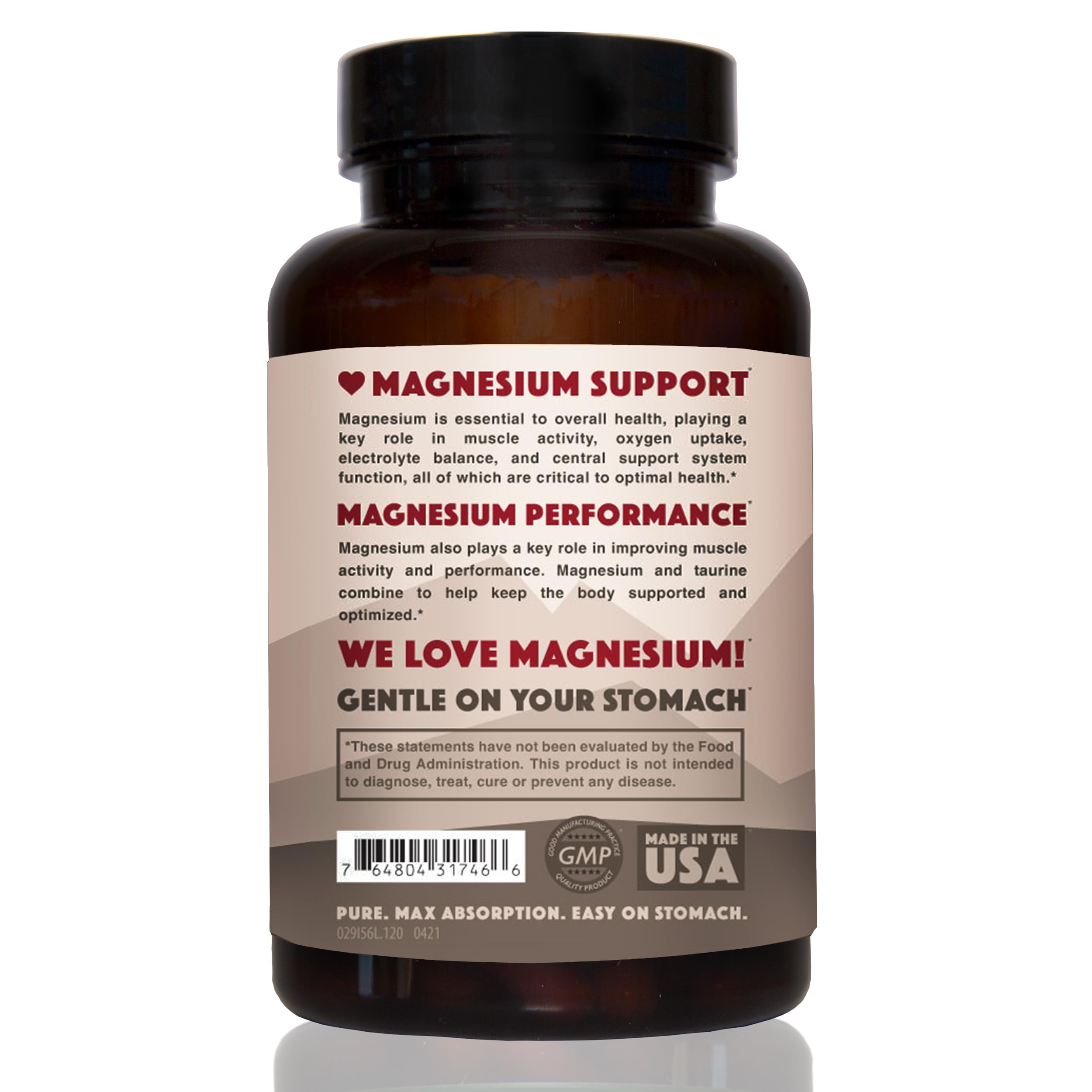 Natural Rhythm Magnesium Taurate capsules close-up