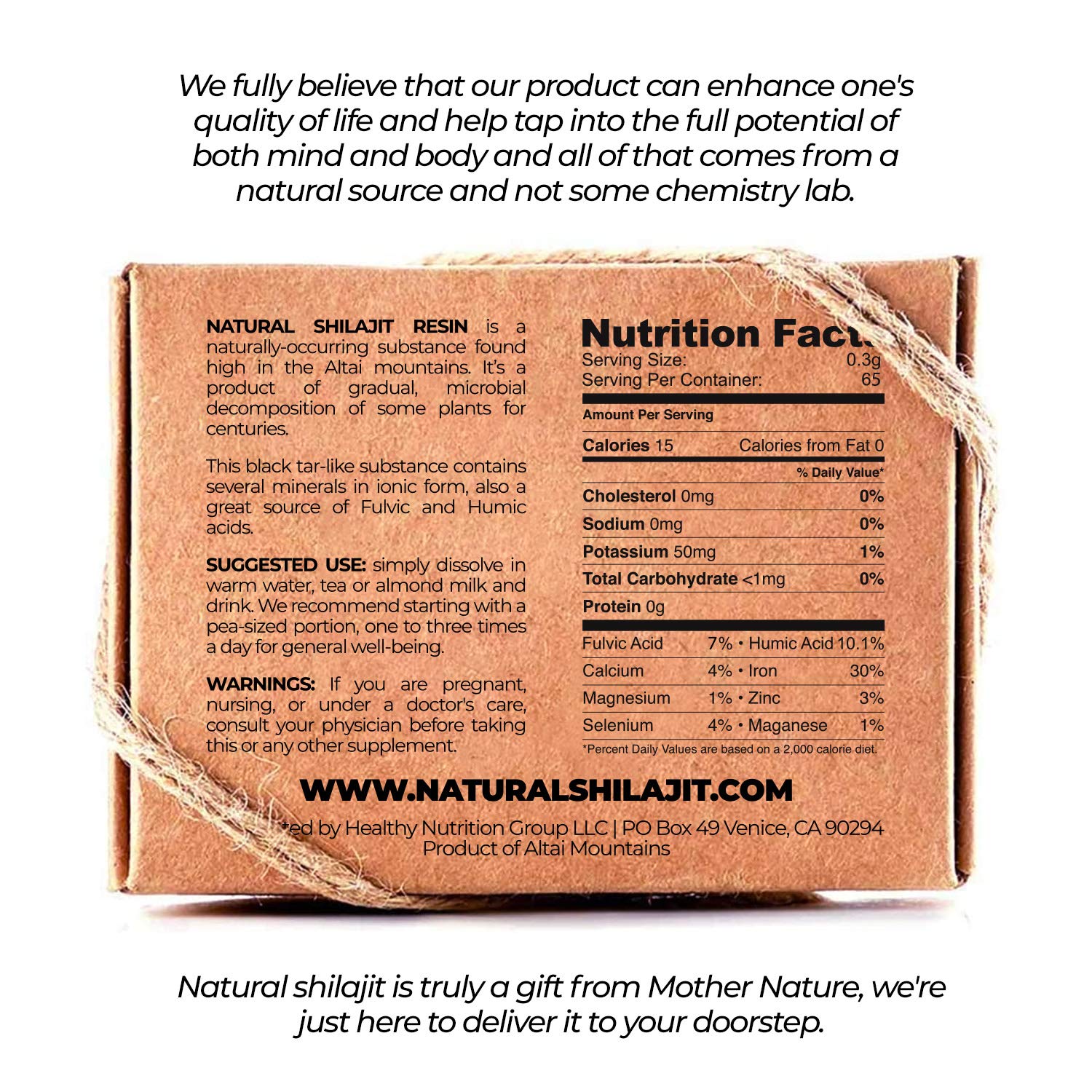 NATURAL SHILAJIT Pure Shilajit Resin in natural setting