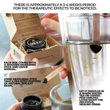 NATURAL SHILAJIT Pure Shilajit Resin on a wooden table