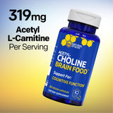 NATURAL STACKS Acetylcholine Brain Food 59g capsule close-up