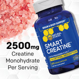 NATURAL STACKS Creatine Monohydrate Capsules close-up of capsules