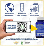 NATURAL STACKS Creatine Monohydrate Capsules packaging and label details