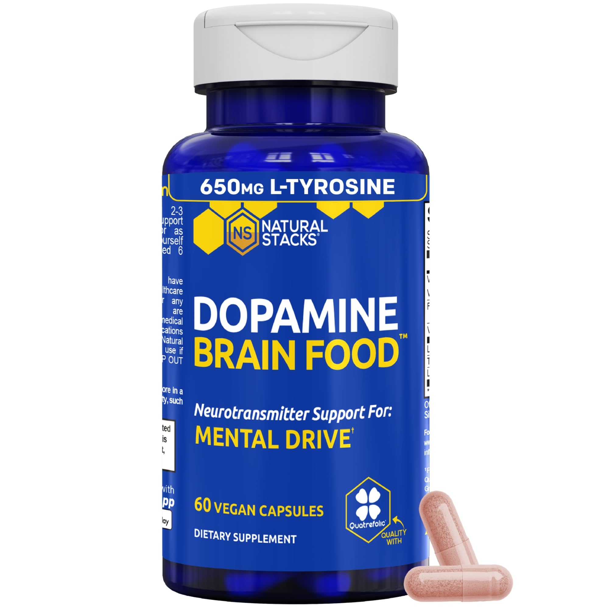NATURAL STACKS Dopamine Support Supplement front view