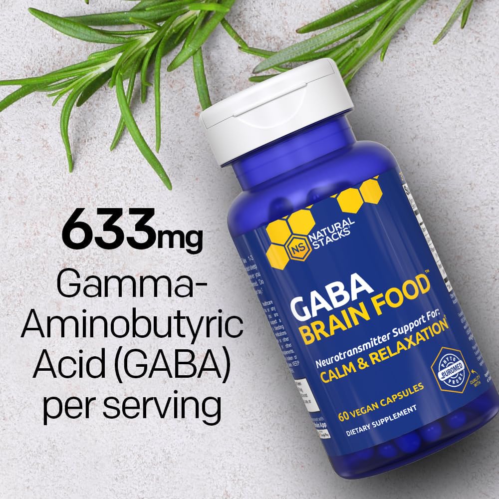 NATURAL STACKS GABA Brain Food 80g packaging
