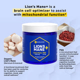 NATURAL STACKS Lion’s Mane+ ingredients list