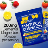 NATURAL STACKS MagTech Cognition magnesium supplement back view