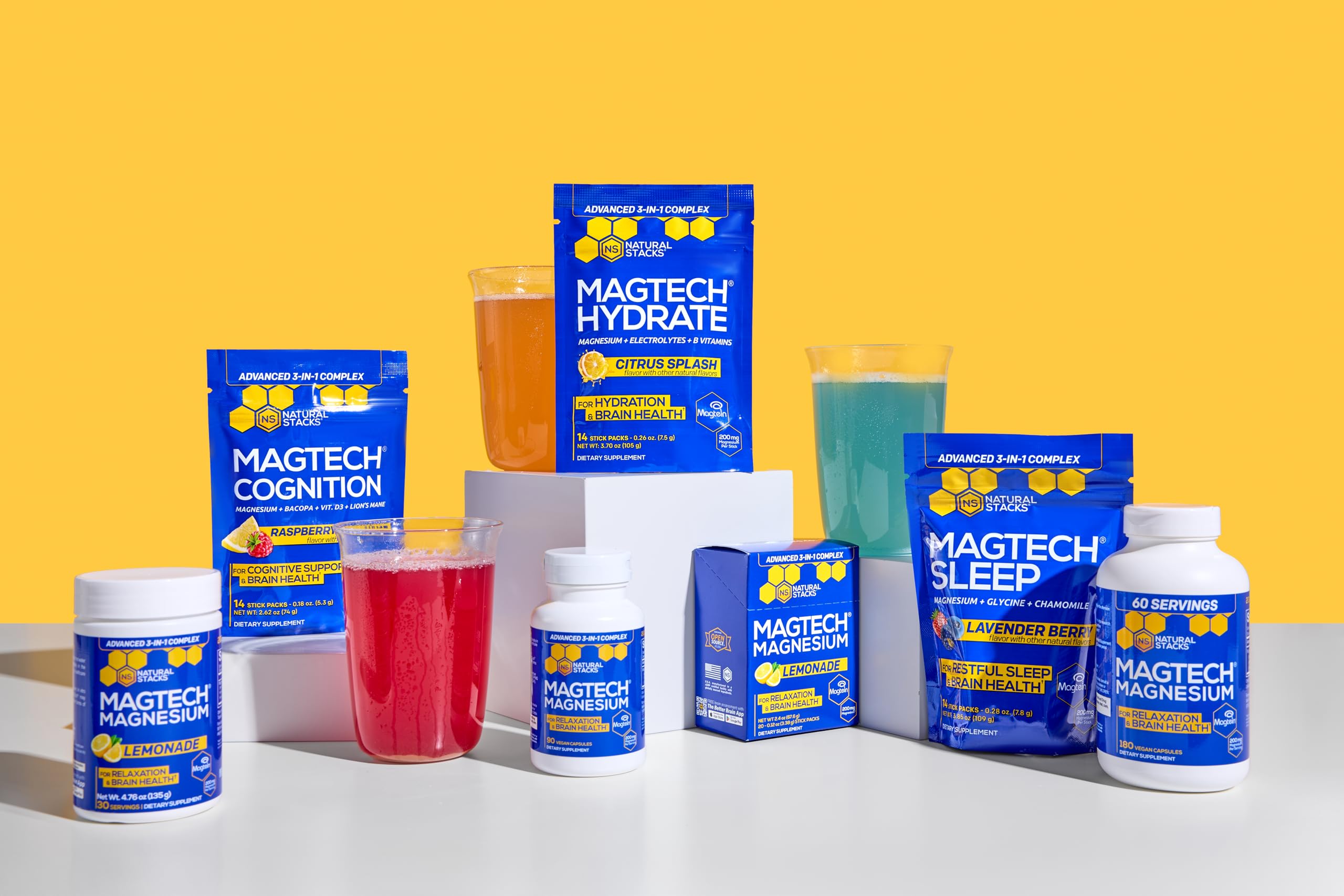 NATURAL STACKS MagTech Cognition magnesium supplement ingredients list