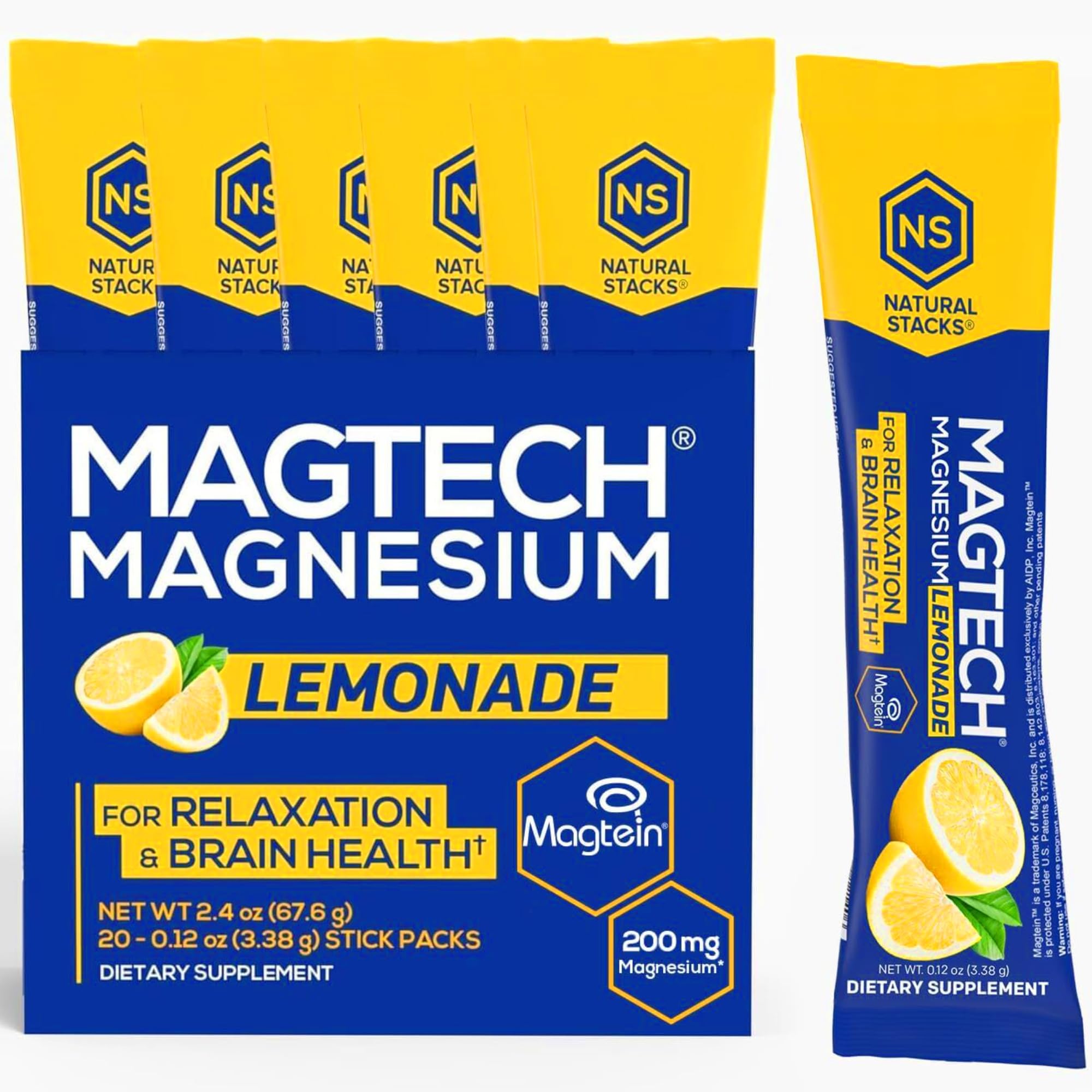 NATURAL STACKS MagTech Magnesium Complex 200mg ingredients list
