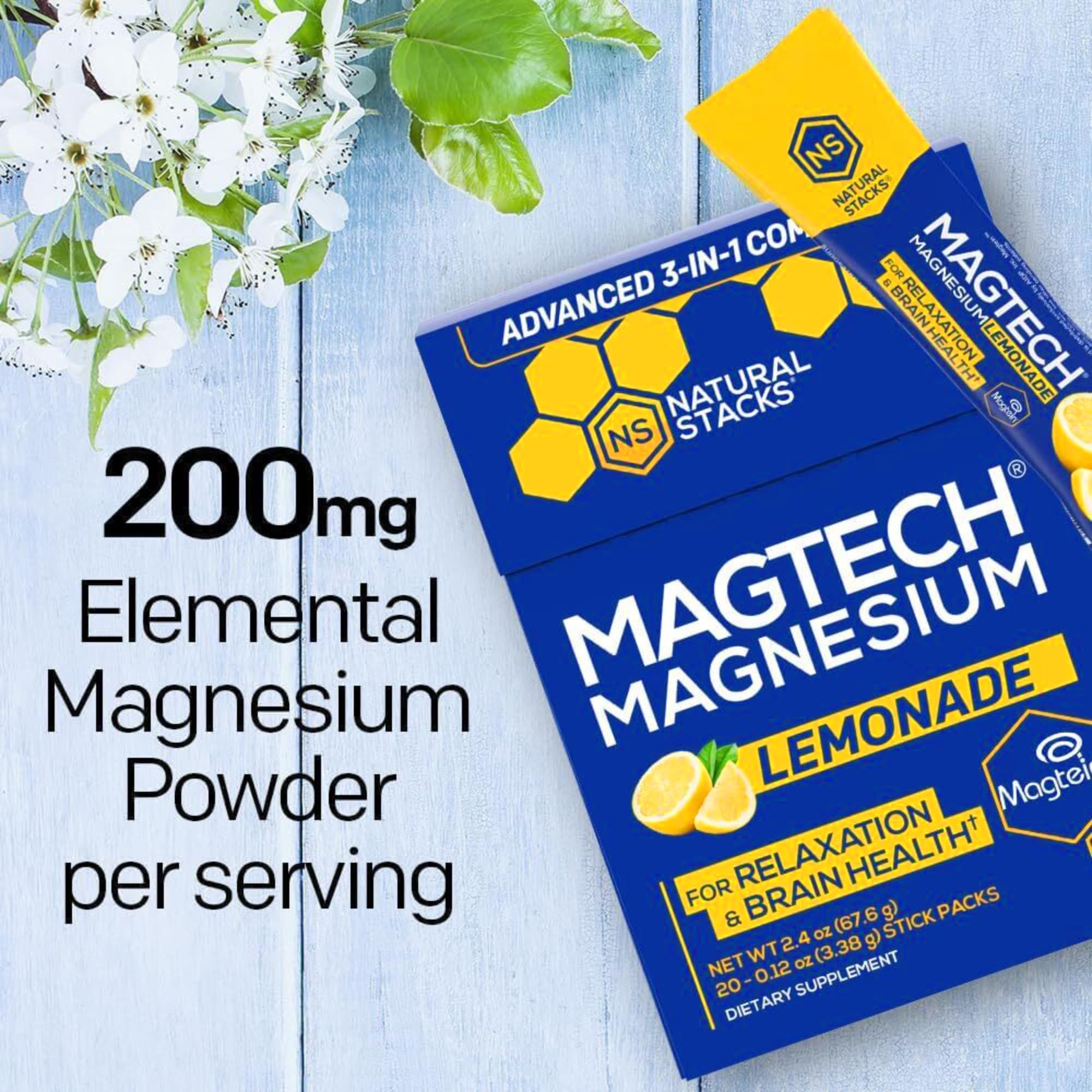 NATURAL STACKS MagTech Magnesium Complex 200mg stickpack