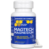 NATURAL STACKS MagTech Magnesium Complex 90ct capsules front view