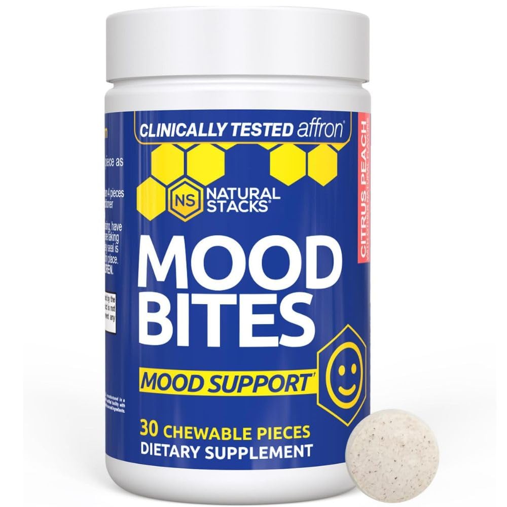 NATURAL STACKS Mood Bites 32g front view packaging